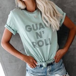 Guac N’ Roll Cotton Tee Shirt